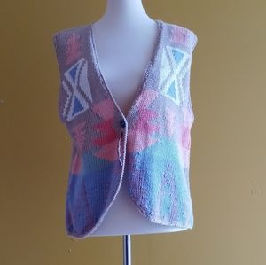Sold Vintage Leslie Fay vest Sz S